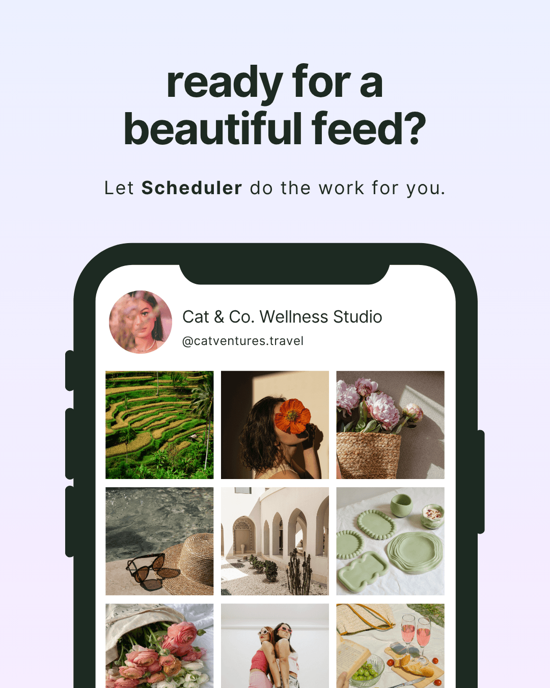 Social media planning illustration