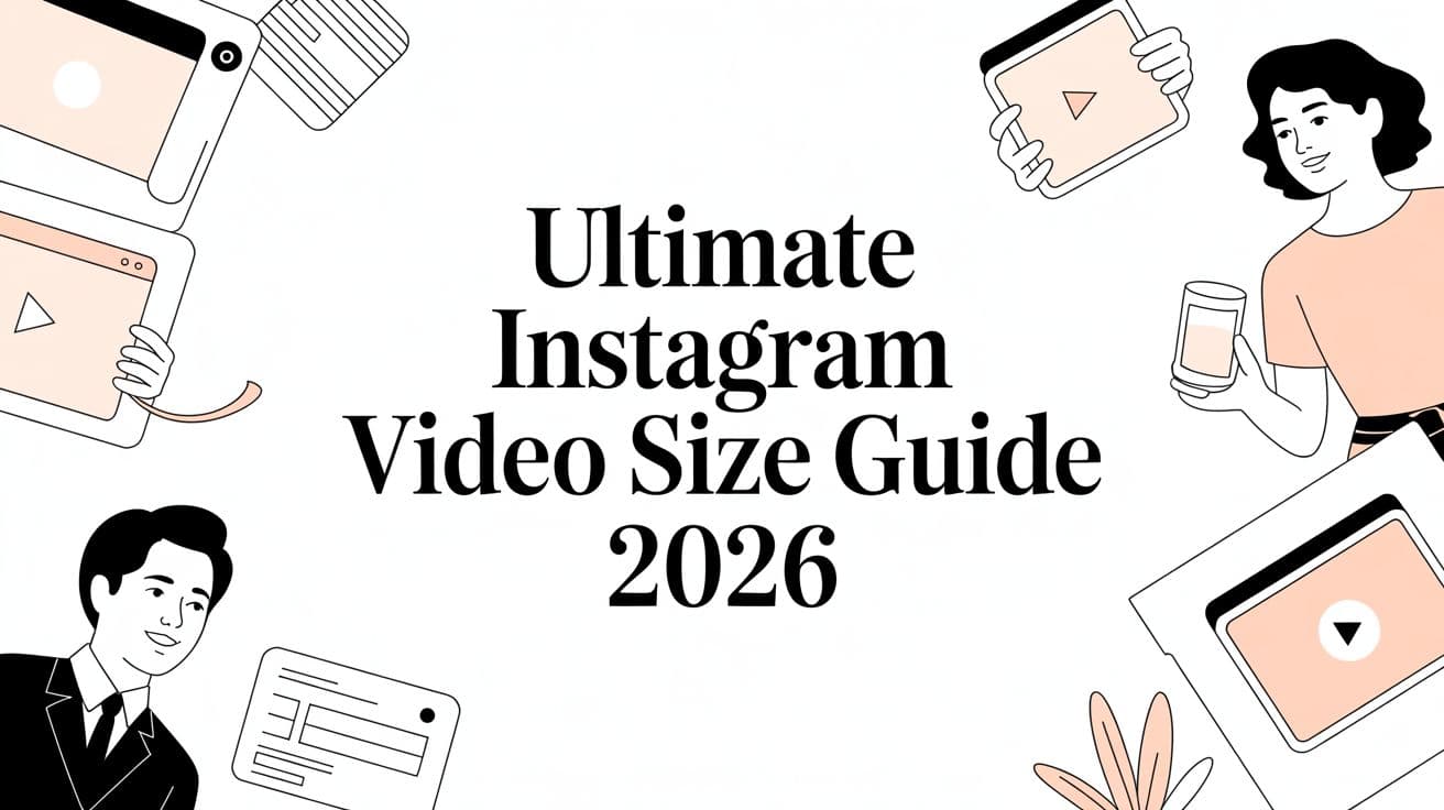 Ultimate Instagram Video Size Guide 2026